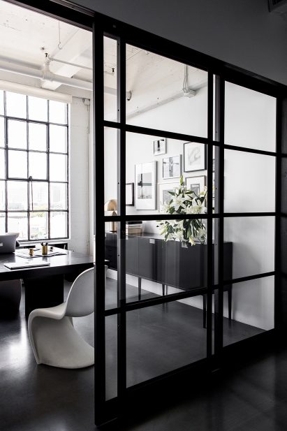 Self-designed office by Nicole Hollis studio