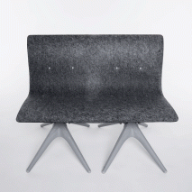 Pentatonic and Snarkitecture create Fractured furniture from recycled waste