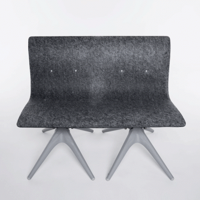 Pentatonic and Snarkitecture create Fractured furniture from recycled waste