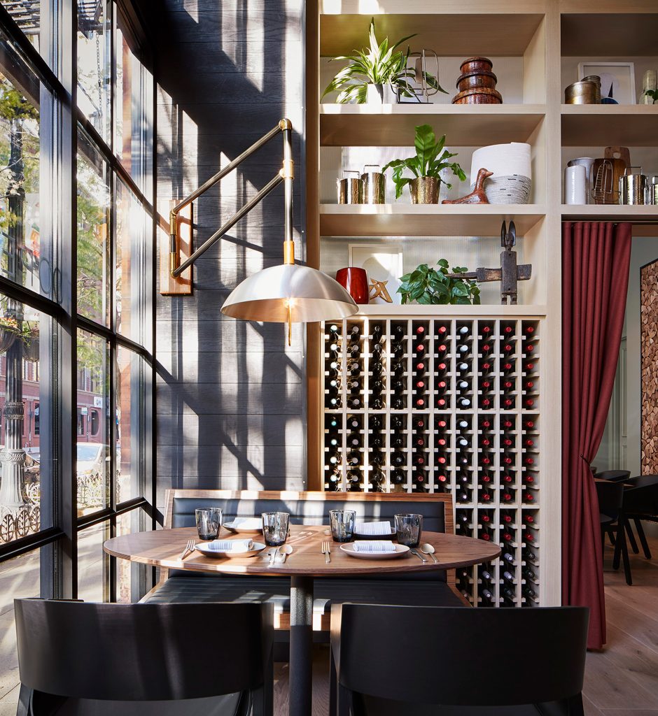 The Proxi restaurant occupies former printing house in Chicago