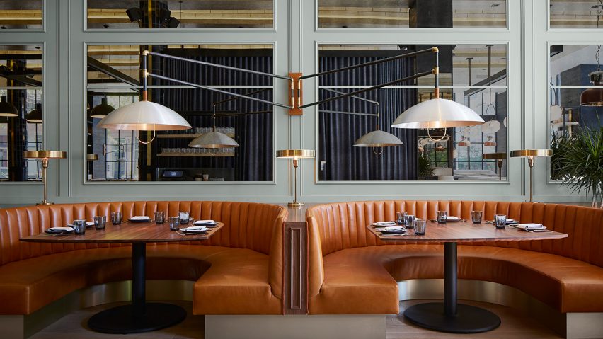 The Proxi restaurant occupies former printing house in Chicago
