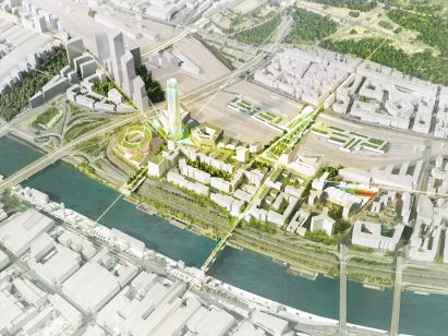 Charenton-Bercy District Masterplan and Tower in Eastern Paris