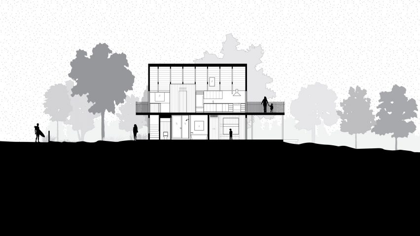 Surf House by T W Ryan Architecture