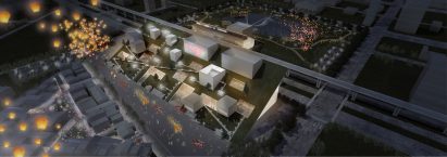 Taoyuan Museum of Art in Taiwan, designed by Riken Yamamoto & Field Shop and Joe Shih Architects