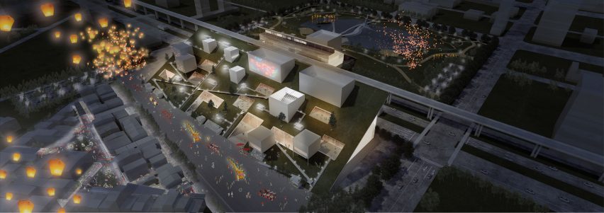 Taoyuan Museum of Art in Taiwan, designed by Riken Yamamoto & Field Shop and Joe Shih Architects