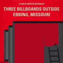 Three Billboards Outside Ebbing, Missouri minimal move poster