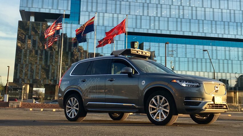Self-driving Uber Volvo