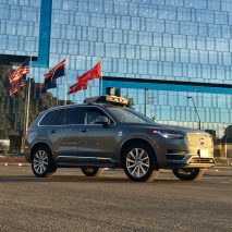 Self-driving Uber Volvo