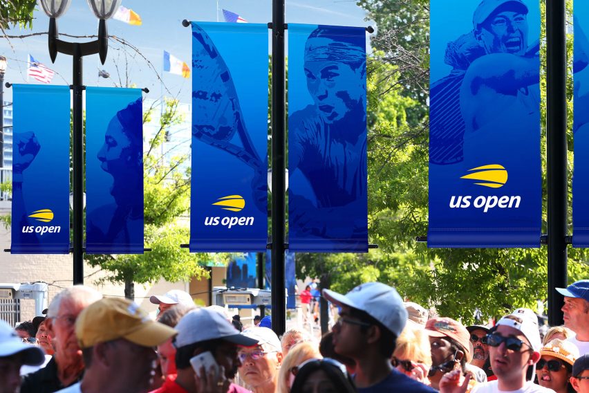 Chermayeff & Geismar & Haviv updates flaming tennis ball logo for US Open