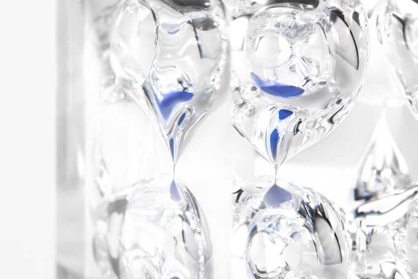 Nendo aims to "design time" with collection of unconventional hourglasses