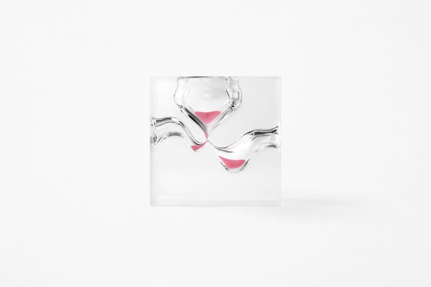 Nendo aims to "design time" with collection of unconventional hourglasses