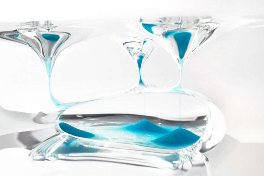 Nendo aims to "design time" with collection of unconventional hourglasses