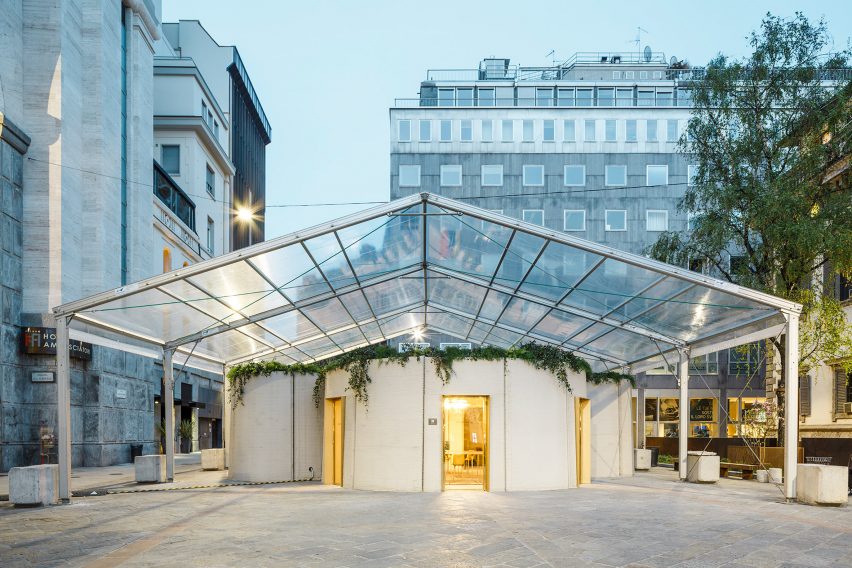 CLS Architetti and Arup use a portable robot to 3D print a house in Milan