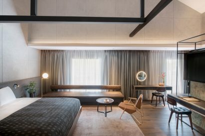 Warehouse hotel designed by Asylum and Zarch Collaboratives