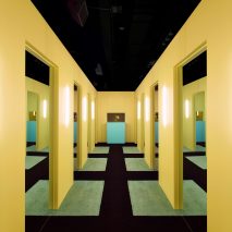 Bold patterns, mirrors and secret doors trick visitors to maze installation in New York
