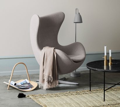 Benjamin Hubert uses steam-bending to create curving wooden basket for Fritz Hansen