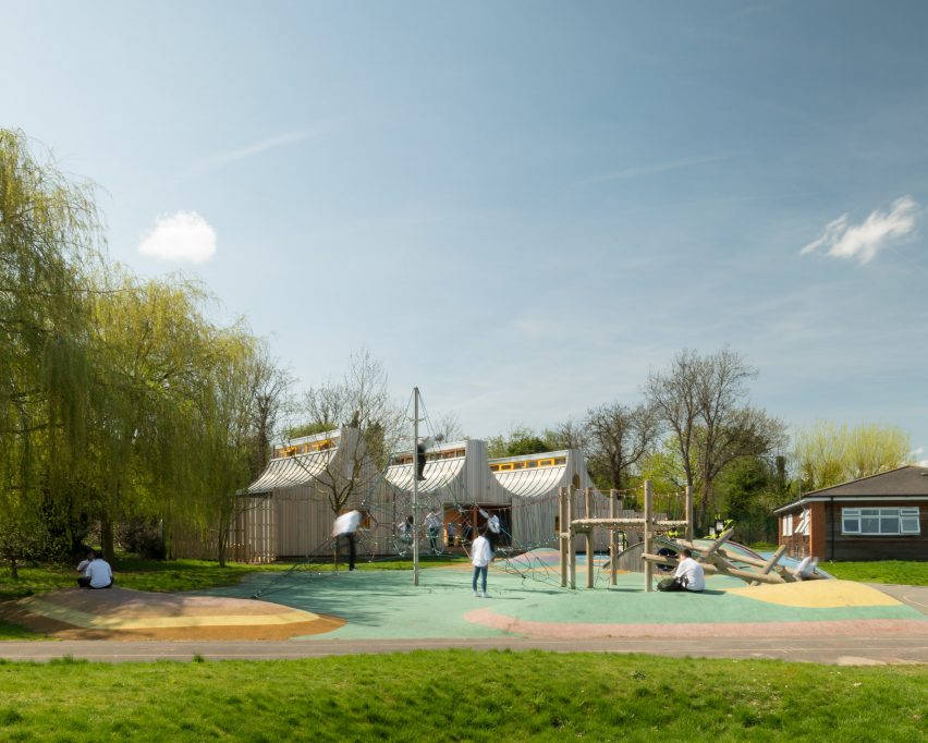 Belvue woodland school by Studio Weave