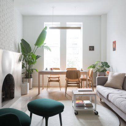 BoND turns dark, divided Chelsea apartment into light-filled home