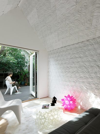 Cabin of 3D printed curiosities by Emerging Objects