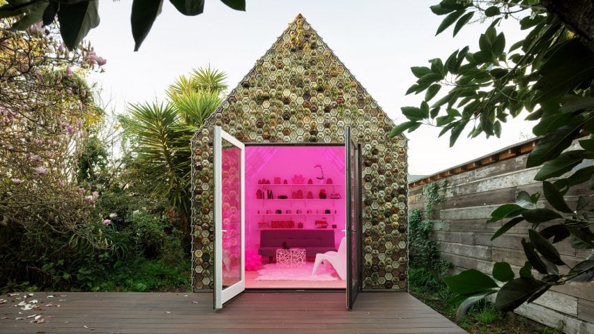 Cabin of 3D printed curiosities by Emerging Objects