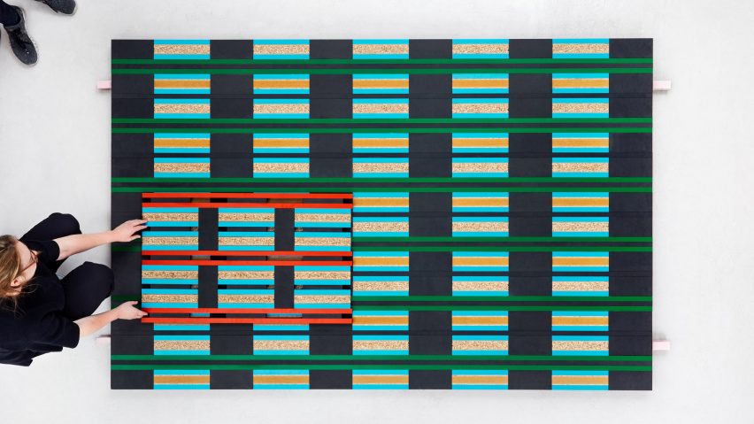 Envisions creates a “diptych” of material experiments for Finsa