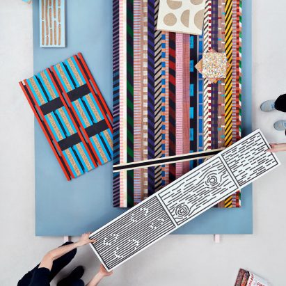 Envisions creates a “diptych” of material experiments for Finsa