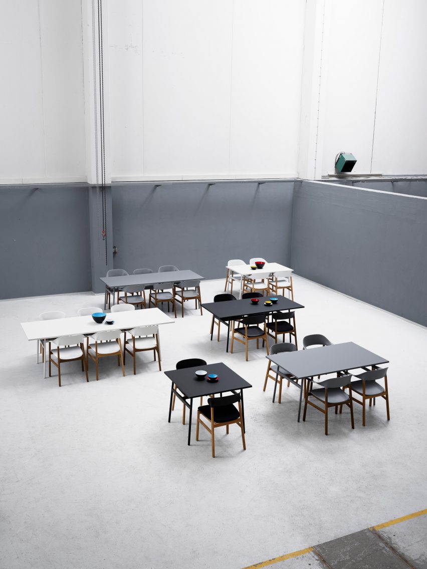 Simon Legald's Herit chair for Normann Copenhagen is "draped in nostalgia"