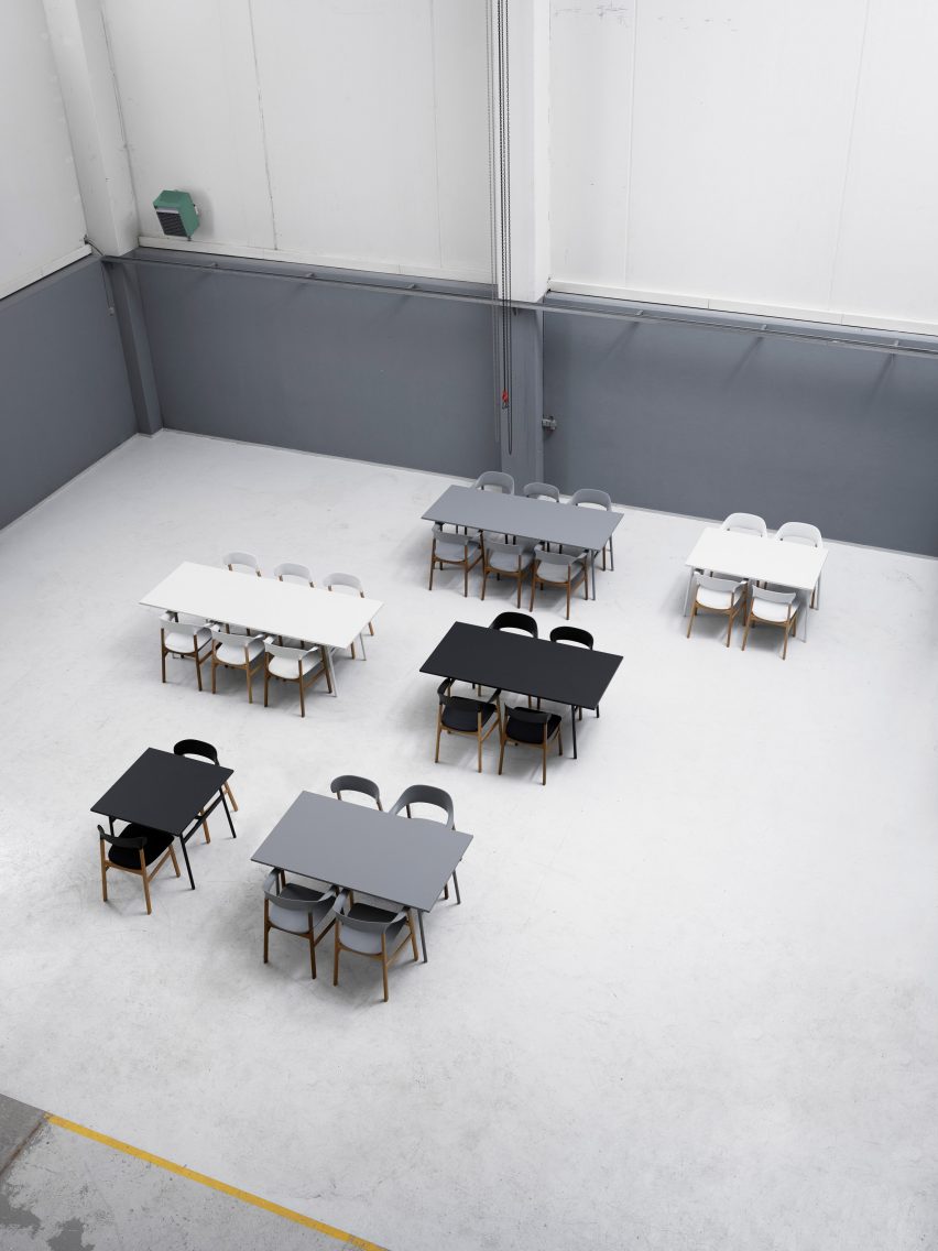 Simon Legald's Herit chair for Normann Copenhagen is "draped in nostalgia"