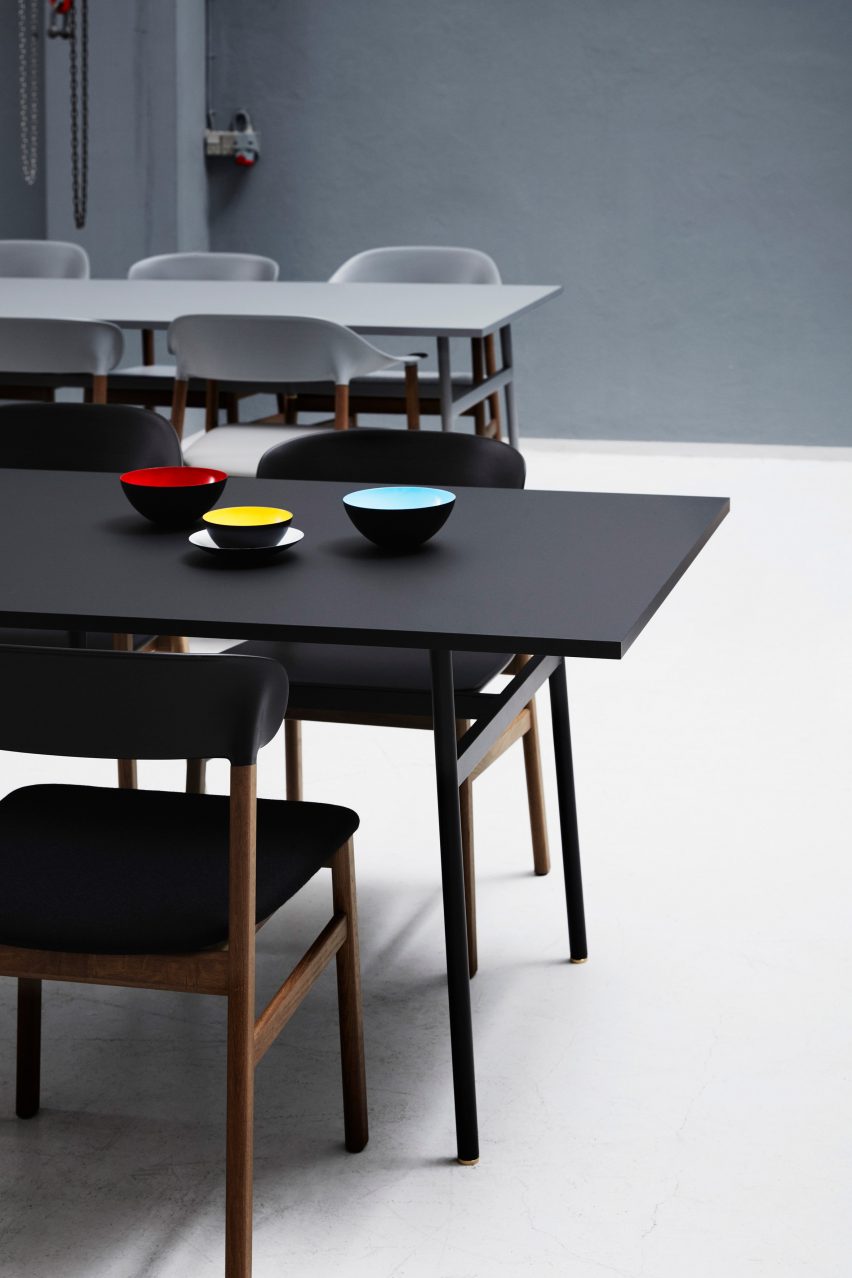 Simon Legald's Herit chair for Normann Copenhagen is "draped in nostalgia"