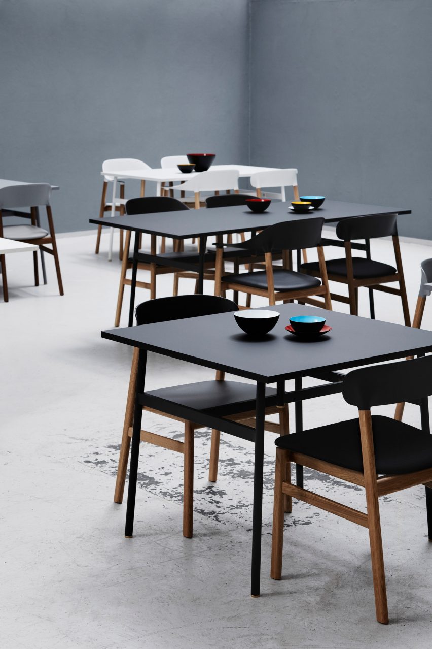 Simon Legald's Herit chair for Normann Copenhagen is "draped in nostalgia"