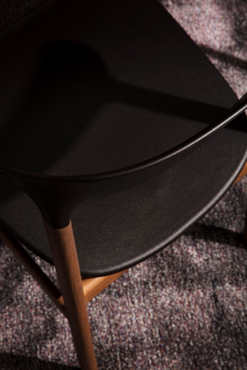 Simon Legald's Herit chair for Normann Copenhagen is "draped in nostalgia"