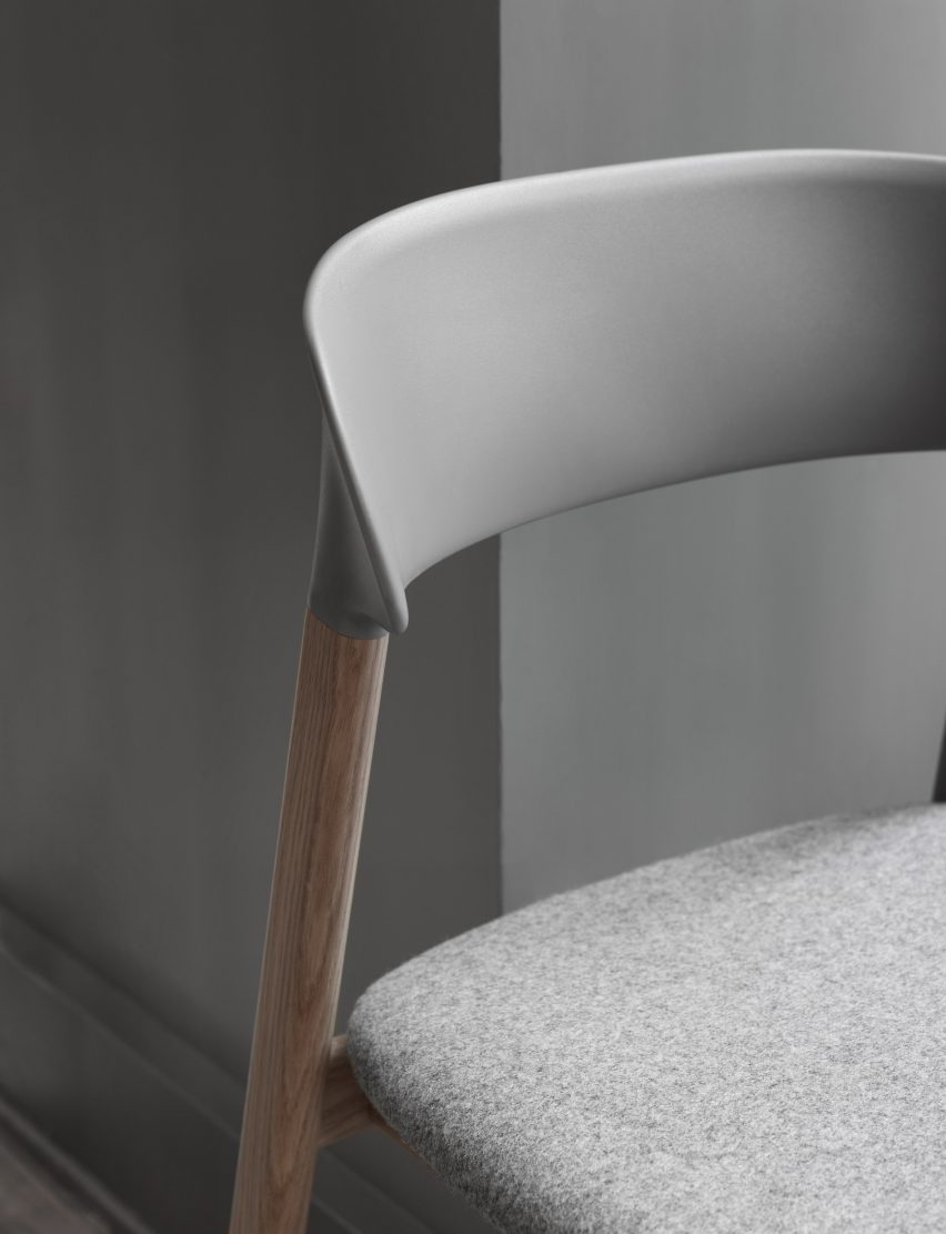 Simon Legald's Herit chair for Normann Copenhagen is "draped in nostalgia"Simon Legald's Herit chair for Normann Copenhagen is "draped in nostalgia"