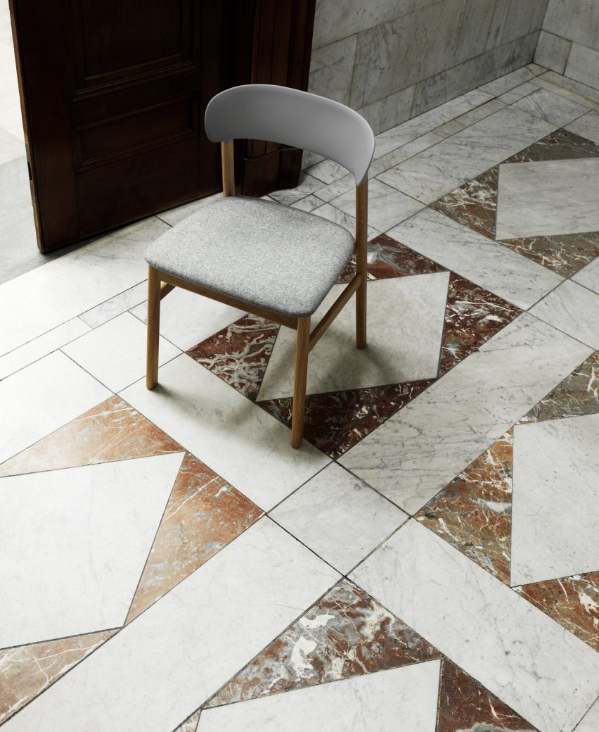 Simon Legald's Herit chair for Normann Copenhagen is "draped in nostalgia"