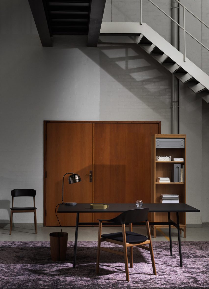 Simon Legald's Herit chair for Normann Copenhagen is "draped in nostalgia"