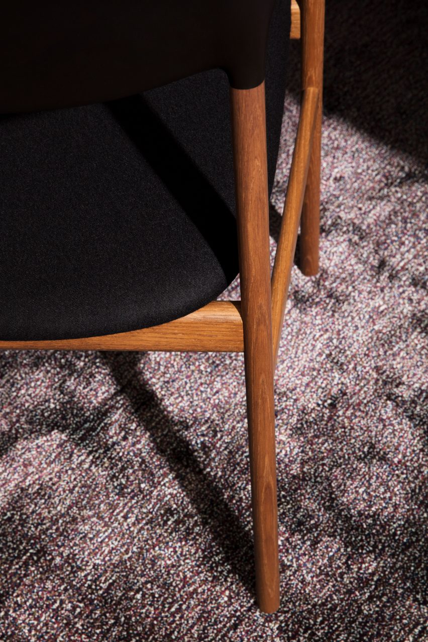 Simon Legald's Herit chair for Normann Copenhagen is "draped in nostalgia"