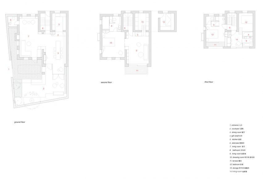 The House With A Tiny Patio by Atelier Tao+C