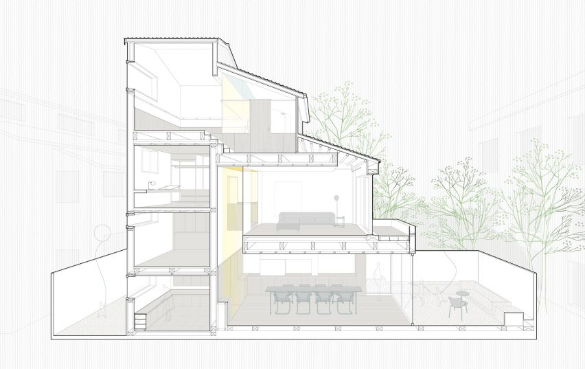 The House With A Tiny Patio by Atelier Tao+C