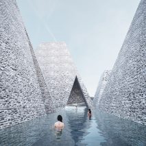 Kengo Kuma to build aquatics centre and harbour bath in Copenhagen