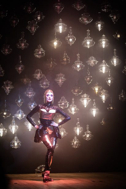 Glass monsters invade Milanese theatre for Lasvit's Monster Cabaret exhibition