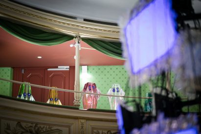 Glass monsters invade Milanese theatre for Lasvit's Monster Cabaret exhibition