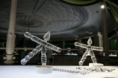 Glass monsters invade Milanese theatre for Lasvit's Monster Cabaret exhibition