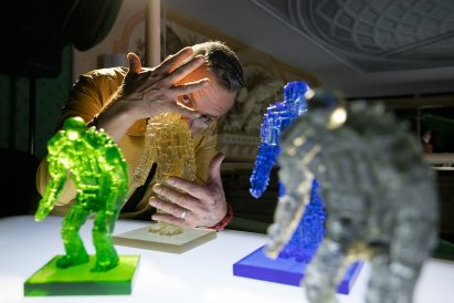 Glass monsters invade Milanese theatre for Lasvit's Monster Cabaret exhibition