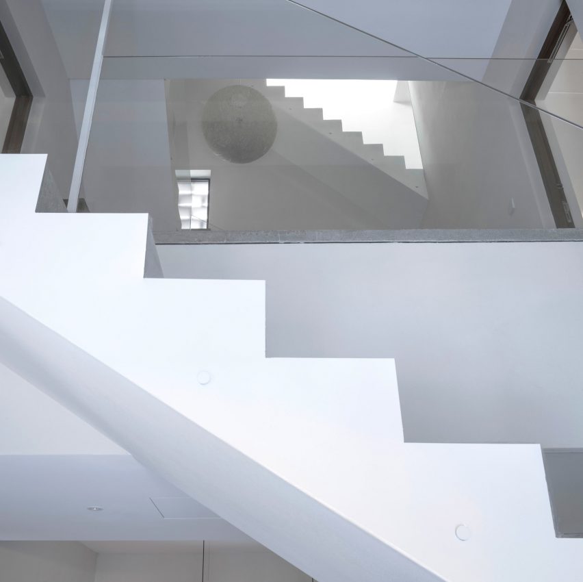 3D-printed pavilion contrasts with traditional stone structure at LEI House by AZL Architects