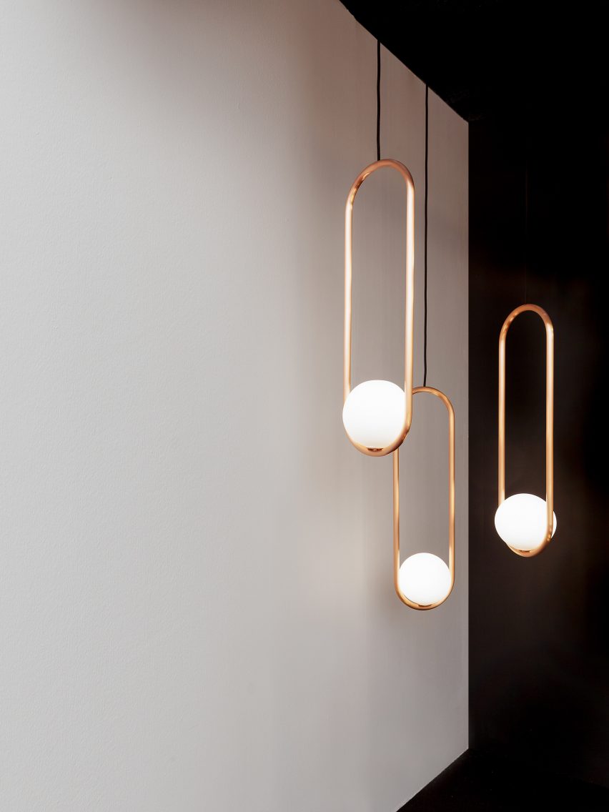Matthew McCormick's Mila pendant lights are "a study of reductionism"