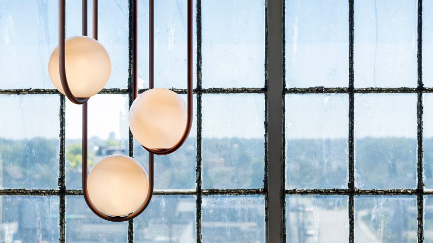 Matthew McCormick's Mila pendant lights are "a study of reductionism"