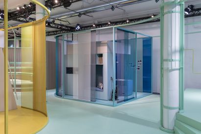 Studiomama creates colourful capsule homes for latest MINI Living installation