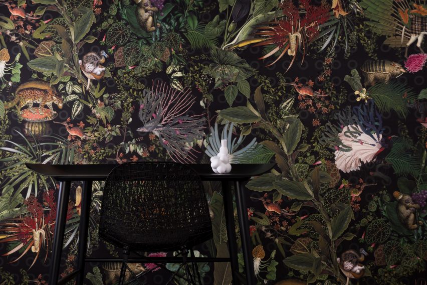 Moooi pays tribute to extinct animals with range of wallpapers