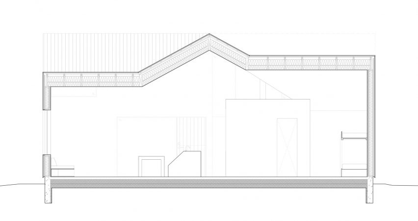 Mork-Ulnes Architects completes timber-clad house with a "pinwheel plan" in a Norwegian forest