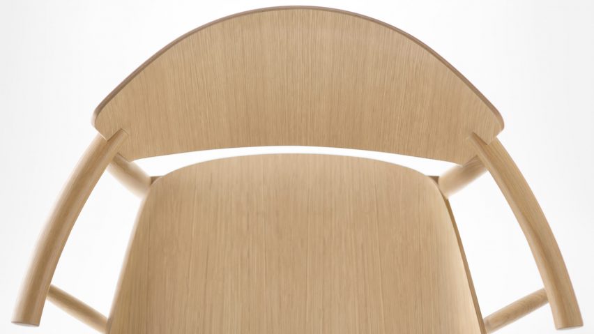 Nendo designs Fritz Hansen’s first entirely wooden chair for 61 years