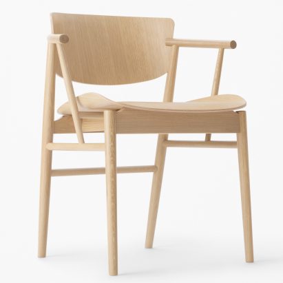 Nendo designs Fritz Hansen’s first entirely wooden chair for 61 years